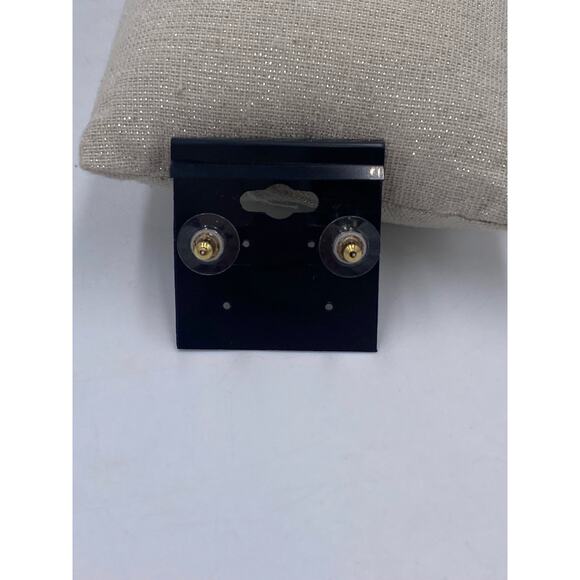 Kate Spade Gold Plated Octagon Stud Earrings 10mm - Picture 7 of 8